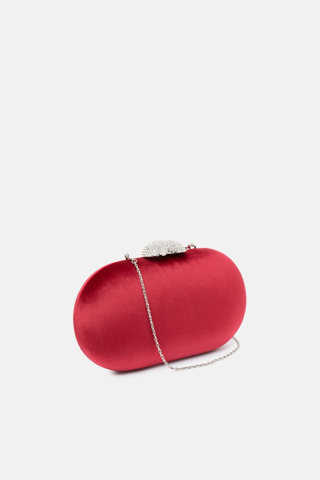 Milure – clutch bordeaux | TWENTYFOURHAITCH – vista laterale