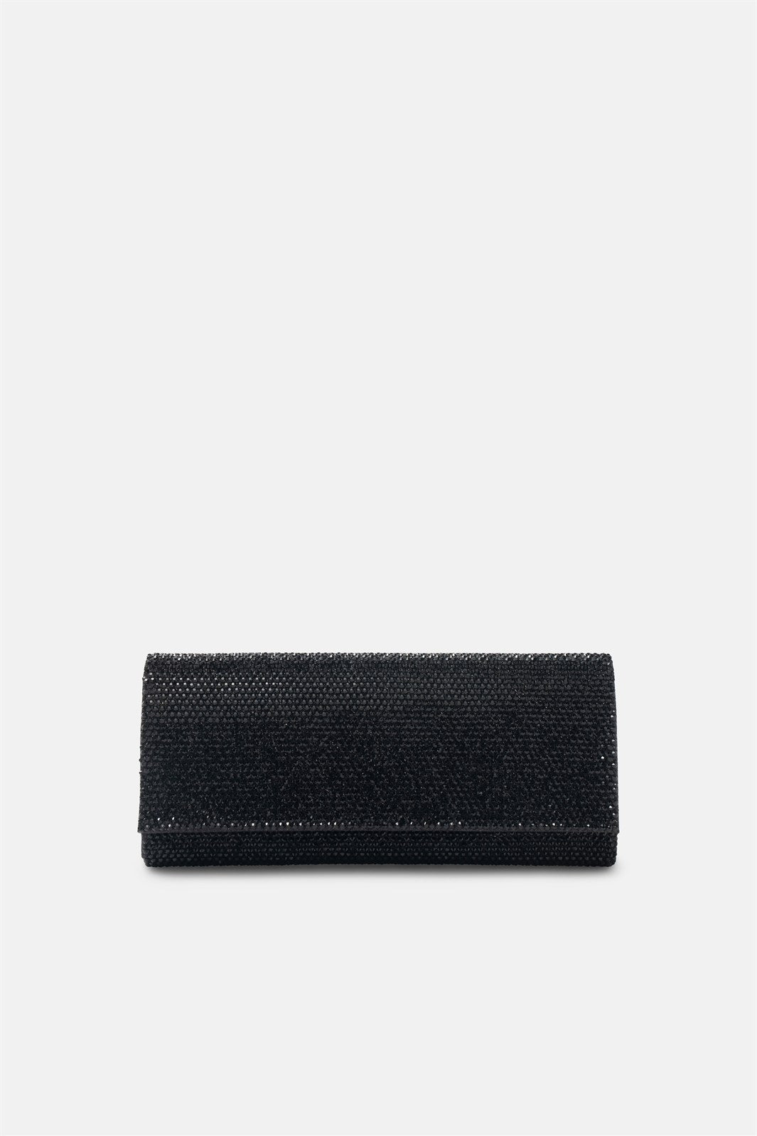 French 75 – clutch nera | TWENTYFOURHAITCH – vista frontale