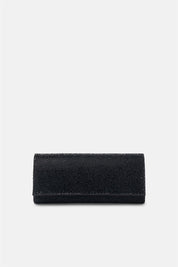 French 75 – clutch nera | TWENTYFOURHAITCH – vista frontale