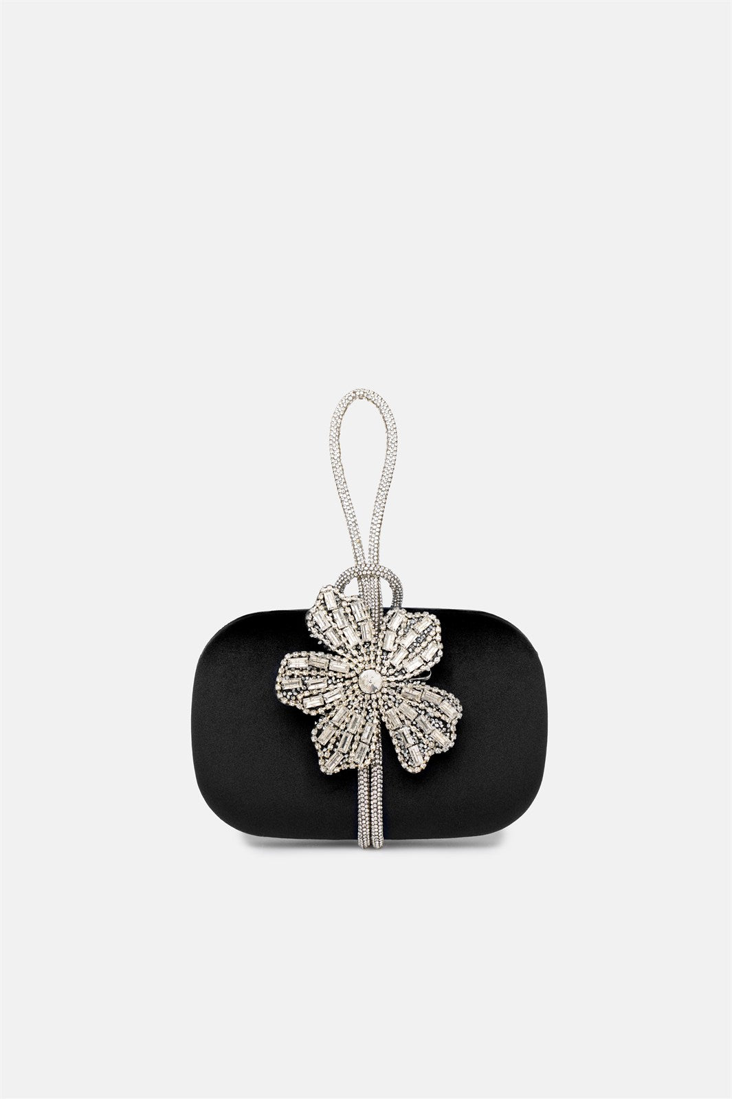 Vorla – clutch nera | TWENTYFOURHAITCH – vista frontale