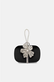 Vorla – black clutch | TWENTYFOURHAITCH – front view