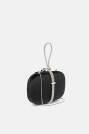Vorla – black clutch | TWENTYFOURHAITCH – side view