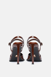 Jureth – brown pumps | TWENTYFOURHAITCH – back view