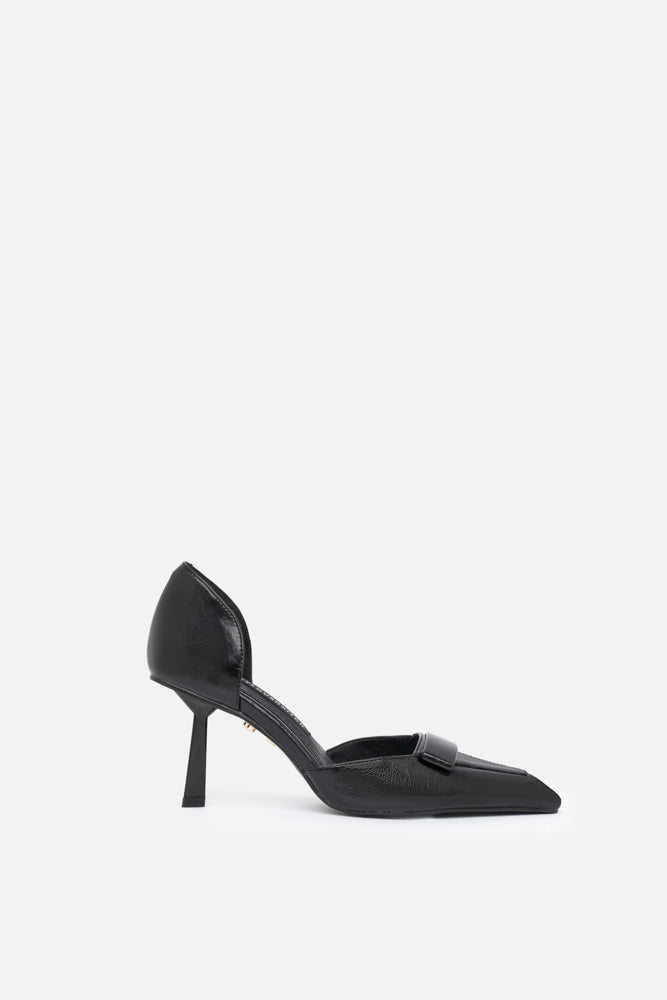 Lysor – black pumps | TWENTYFOURHAITCH – side view