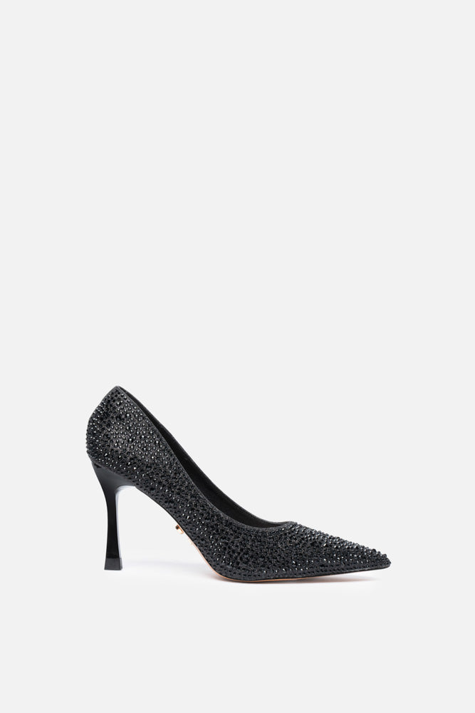 Teylor – black pumps | TWENTYFOURHAITCH – side view