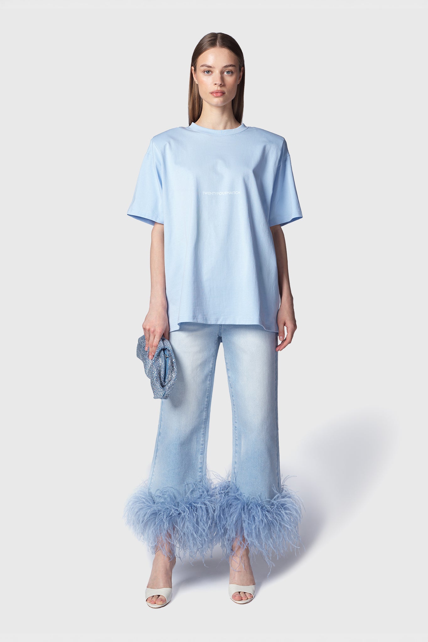 T-SHIRT SOMEWHERE INDACO