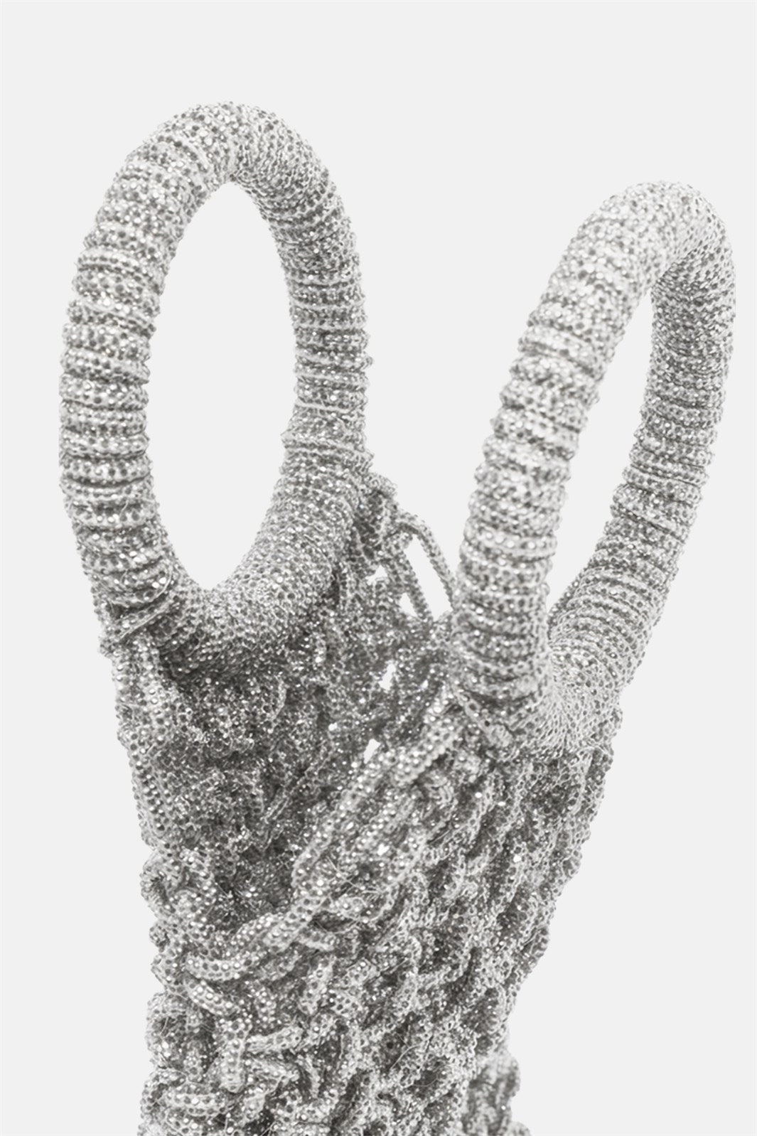 Maronti – handbag argento | TWENTYFOURHAITCH – dettaglio