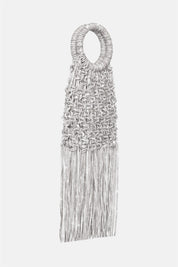 Maronti – handbag argento | TWENTYFOURHAITCH – vista laterale