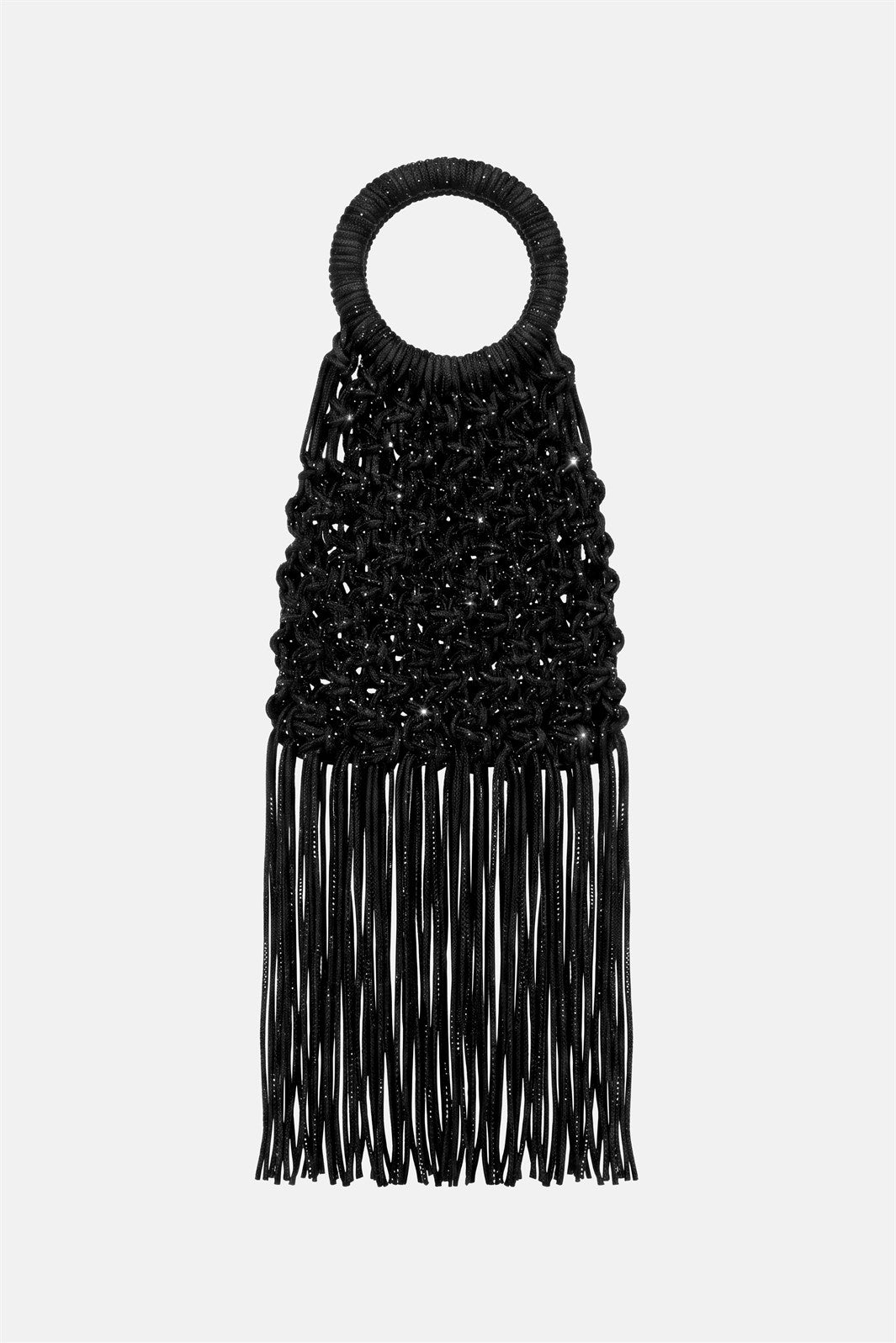 Maronti – handbag nera | TWENTYFOURHAITCH – vista frontale