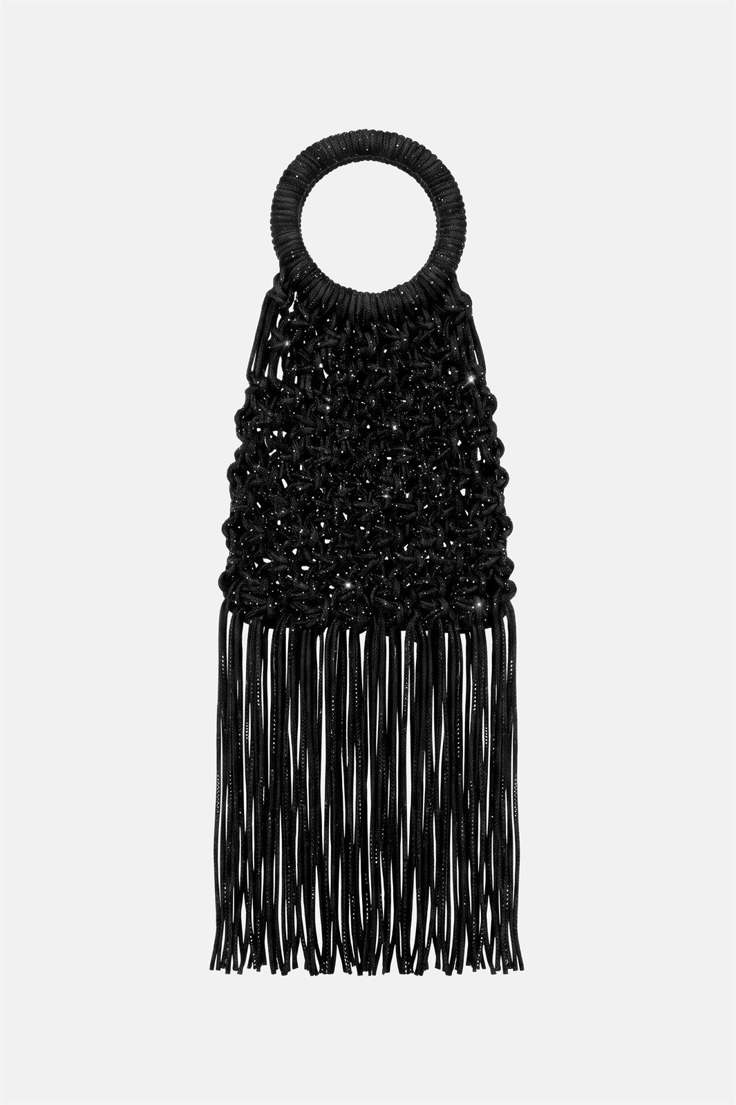 Maronti – handbag nera | TWENTYFOURHAITCH – vista frontale