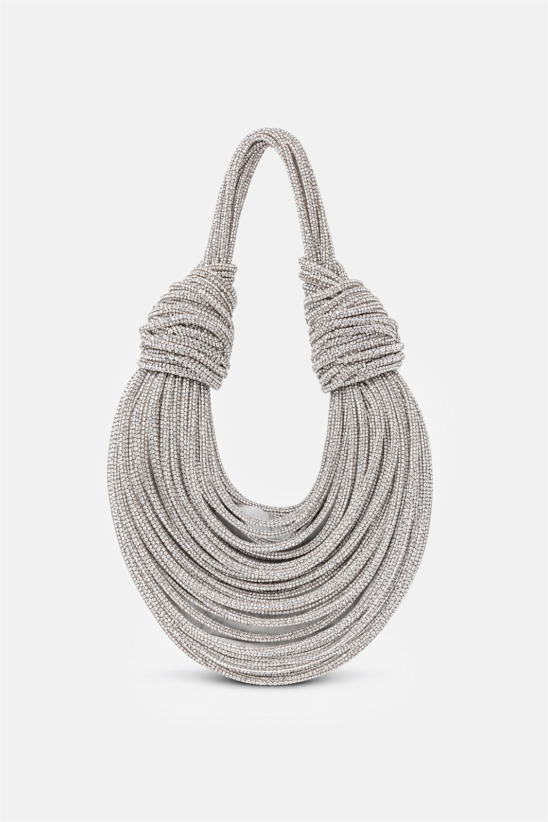 Tome – silver handbag | TWENTYFOURHAITCH – front view