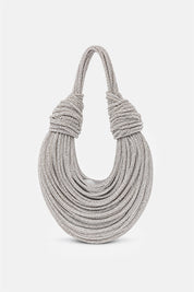 Tome – silver handbag | TWENTYFOURHAITCH – front view