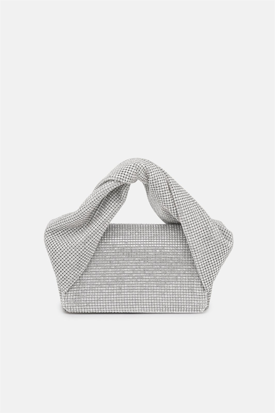 Yllure – handbag argento | TWENTYFOURHAITCH – vista frontale
