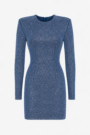 KELOS BLU DENIM CRYSTAL – vista frontale