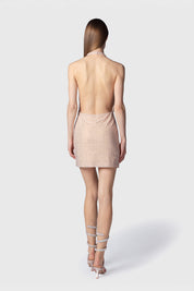 MINI ABITO LIPE NUDE-CRYSTAL