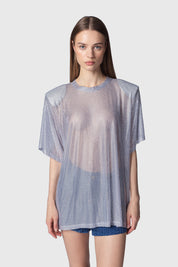T- SHIRT MENDES ARGENTO