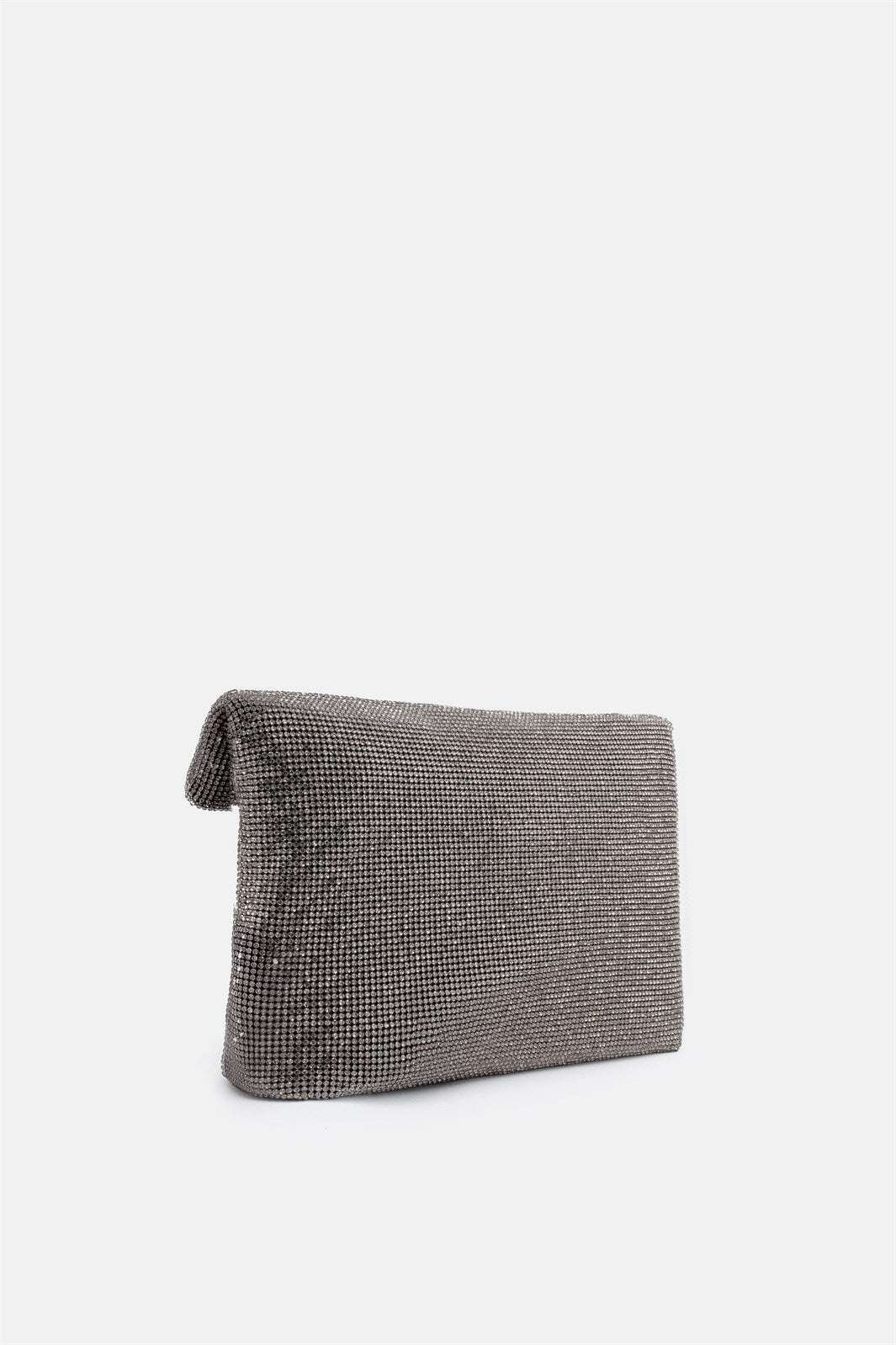 Varadero – mini pochette grigia | TWENTYFOURHAITCH – vista laterale