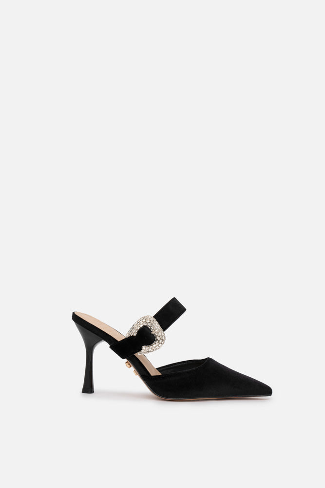 Muliphein – mule nero | TWENTYFOURHAITCH – vista laterale