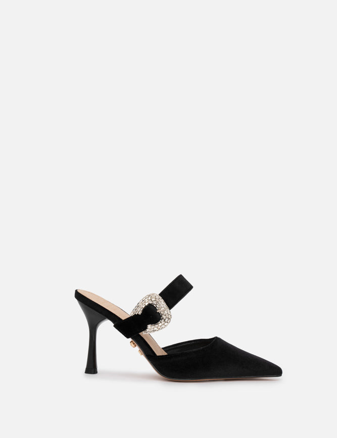 Muliphein – mule nero | TWENTYFOURHAITCH – vista laterale