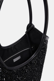 Nela – black maxi bag | TWENTYFOURHAITCH – detail