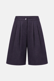OLVIANE PANTALONI BLU BORDEAUX – vista frontale