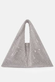 Parks – silver handbag | TWENTYFOURHAITCH – front view