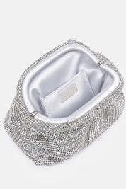 Petra – pouch bag argento | TWENTYFOURHAITCH – dettaglio