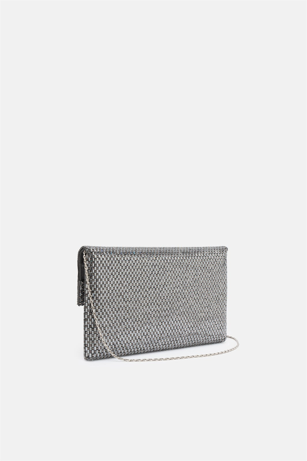 Heliens Jowels – pochette nera | TWENTYFOURHAITCH – vista laterale