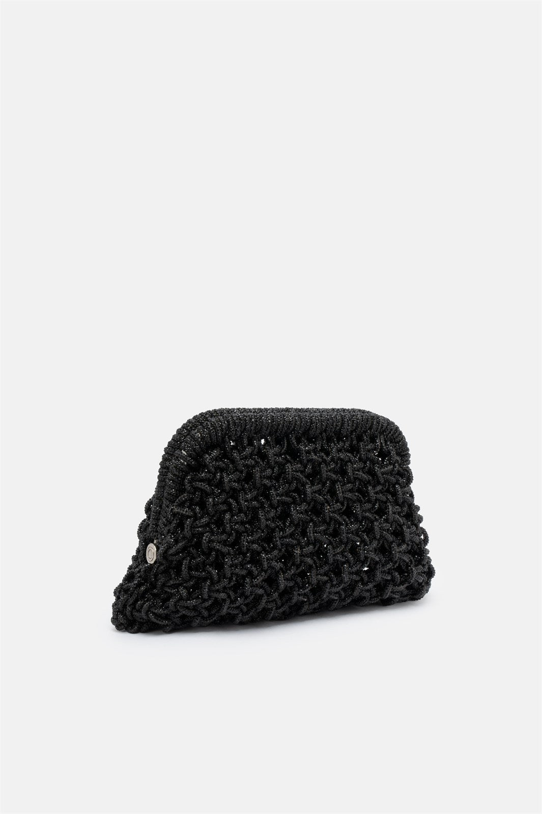 Kaira – pochette nera | TWENTYFOURHAITCH – vista laterale
