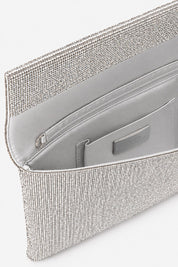 Kasira – pochette argento | TWENTYFOURHAITCH – dettaglio