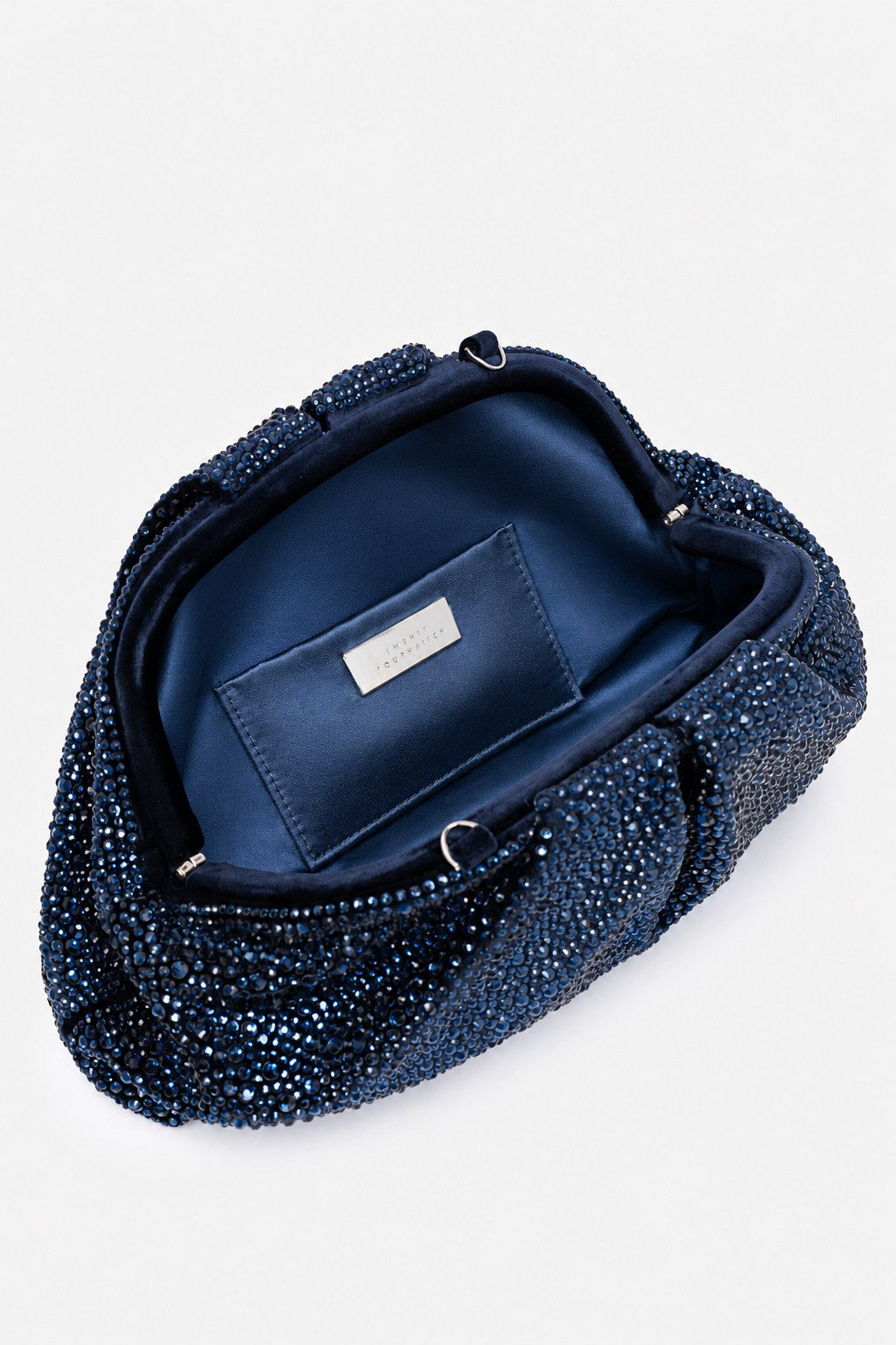 Mirach – pochette blu | TWENTYFOURHAITCH – dettaglio