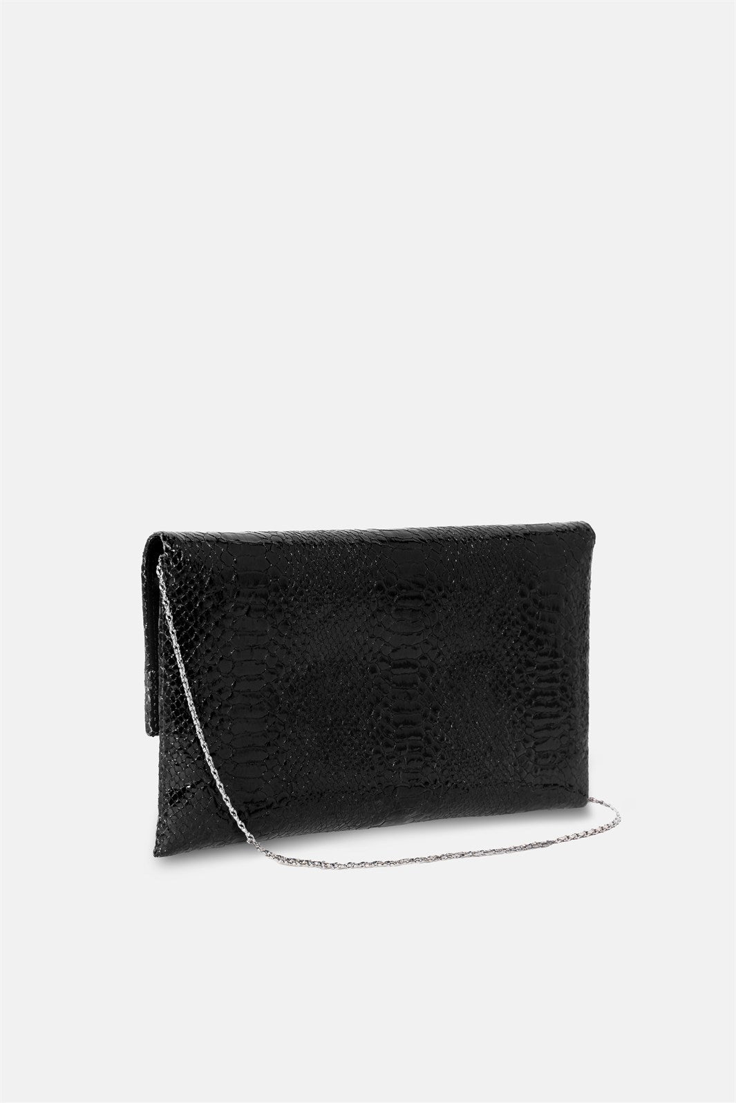 Nireya – pochette nera | TWENTYFOURHAITCH – vista laterale