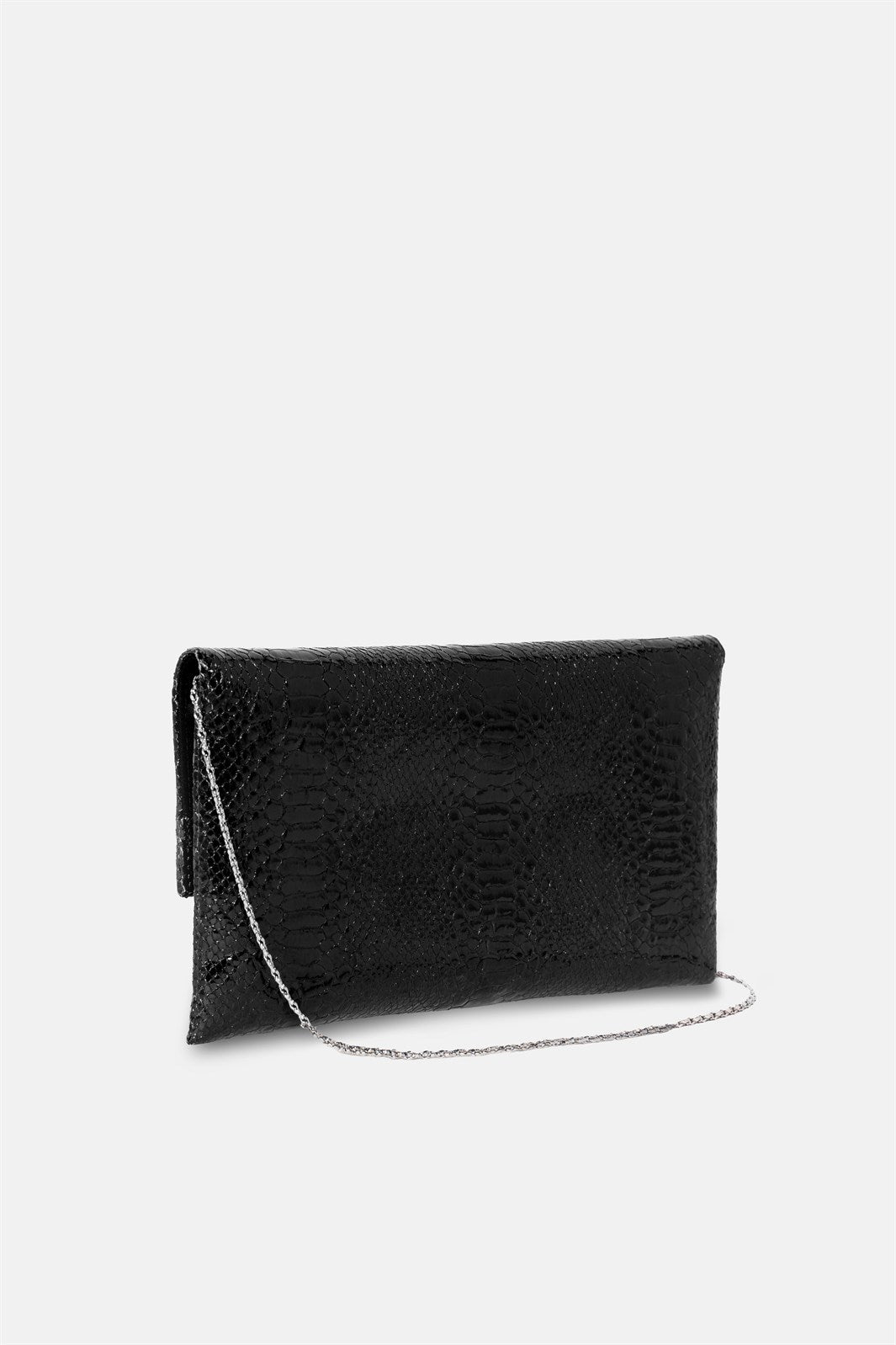 Nireya – pochette nera | TWENTYFOURHAITCH – vista laterale