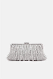 Zevara – silver pochette | TWENTYFOURHAITCH – front view
