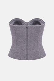 QUIRA TOP GRIGIO – vista posteriore