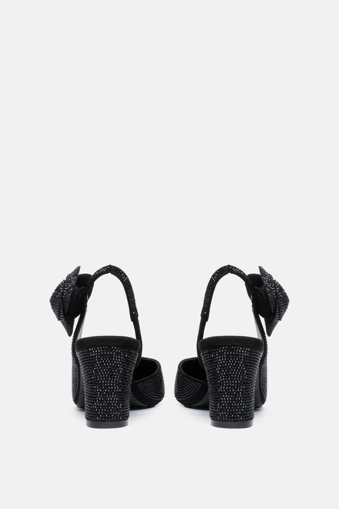 Esea – slingback nero | TWENTYFOURHAITCH – vista retro