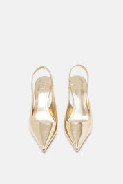 Malis – slingback oro | TWENTYFOURHAITCH – vista frontale