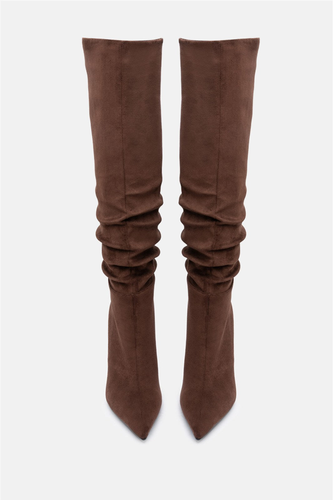 Miya – brown boots | TWENTYFOURHAITCH – front view