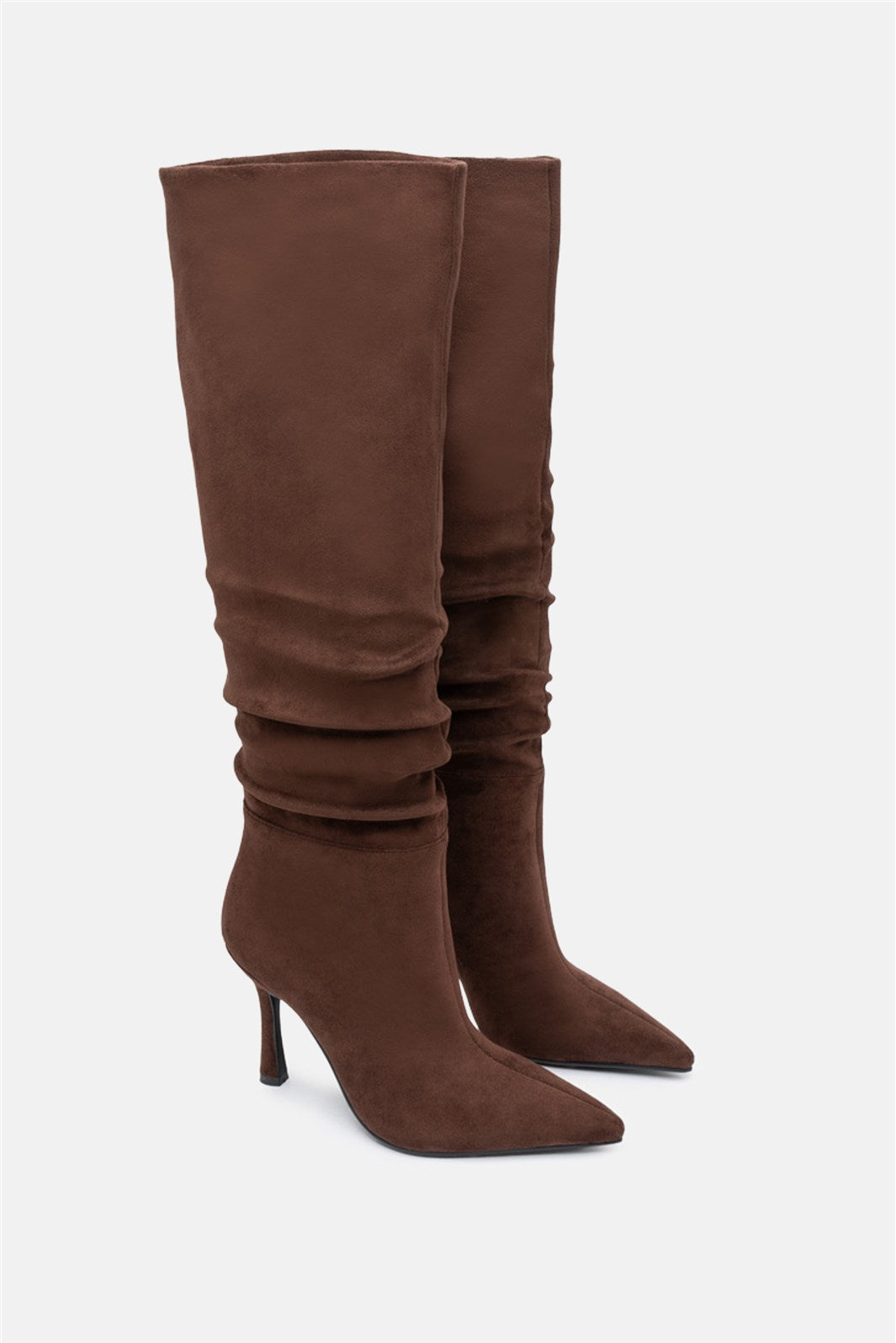 Miya – brown boots | TWENTYFOURHAITCH – three-quarter view