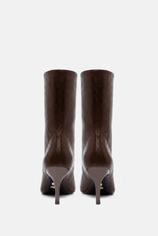 Unuk – brown boots | TWENTYFOURHAITCH – back view
