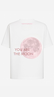 NEW MOON WHITE AND PINK T-SHIRT
