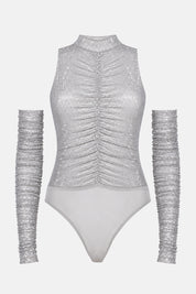 TRAVA BODY NERO CON GUANTI – vista frontale