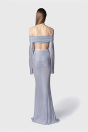 TOP VIK ARGENTO-CRYSTAL